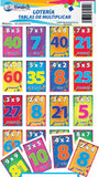 Loteria Tablas de Multiplicar c/8 Tablas 54 Tarje 14.5×21.5 Novedactic® LR001N Bolsa 7506287319406 0