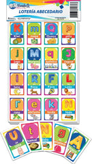 Lotería Abecedarios Minúsculas c/8 Tablas 54 Tarje 14.5×21.5 Novedactic® LR017N Bolsa 7506287319383