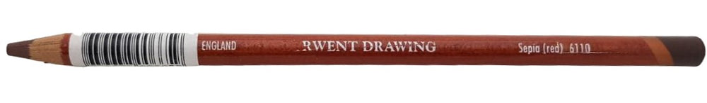 Lápiz p/Arte Derwent Drawing Sepia(RED) 6110 DERWENT® 6110 [Pieza] 636638006659