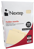 Folder c/100 Crema Oficio Nextep® NE-011 Caja 7501811274312 01