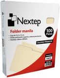 Folder c/100 Crema Carta Nextep® NE-010 Caja 7501811274305 01