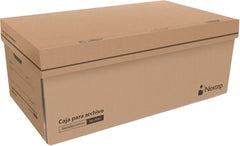 Caja Archivo de Cartón 60×35½×24.2cmTapa Integra Kraft Oficio Nextep® NE-058O [Pieza] 7501811275586
