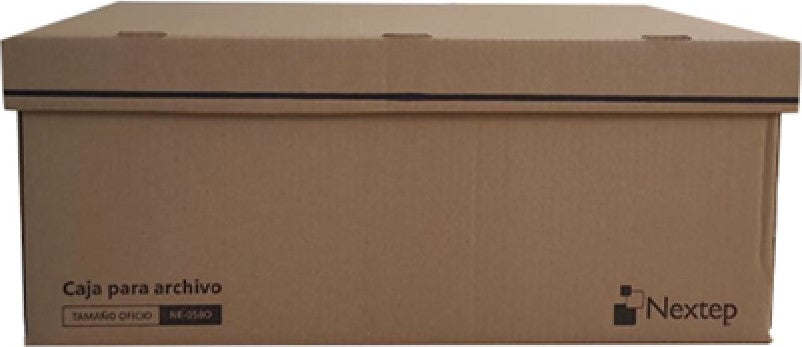 Caja Archivo de Cartón 60×35½×24.2cmTapa Integra Kraft Oficio Nextep® NE-058O [Pieza] 7501811275586 2