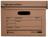 Caja Archivo de Cartón 48×30½×24.2cmTapa Integra Kraft Carta Nextep® NE-058C Pieza 7501811275555 2