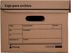 Caja Archivo de Cartón 48×30½×24.2cmTapa Integra Kraft Carta Nextep® NE-058C [Pieza] 7501811275555 3