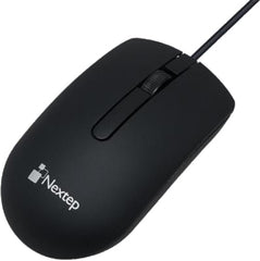 Mouse Óptico Alámbrico USB 1000 DPI Negro Nextep® NE-414 [Pieza] 7501811271649 2