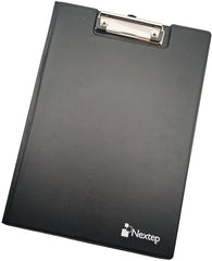 Carpeta de Vinilo Recubierta c/Clip Alambre Negro Carta Nextep® NE-172C [Pieza] 7501811275340