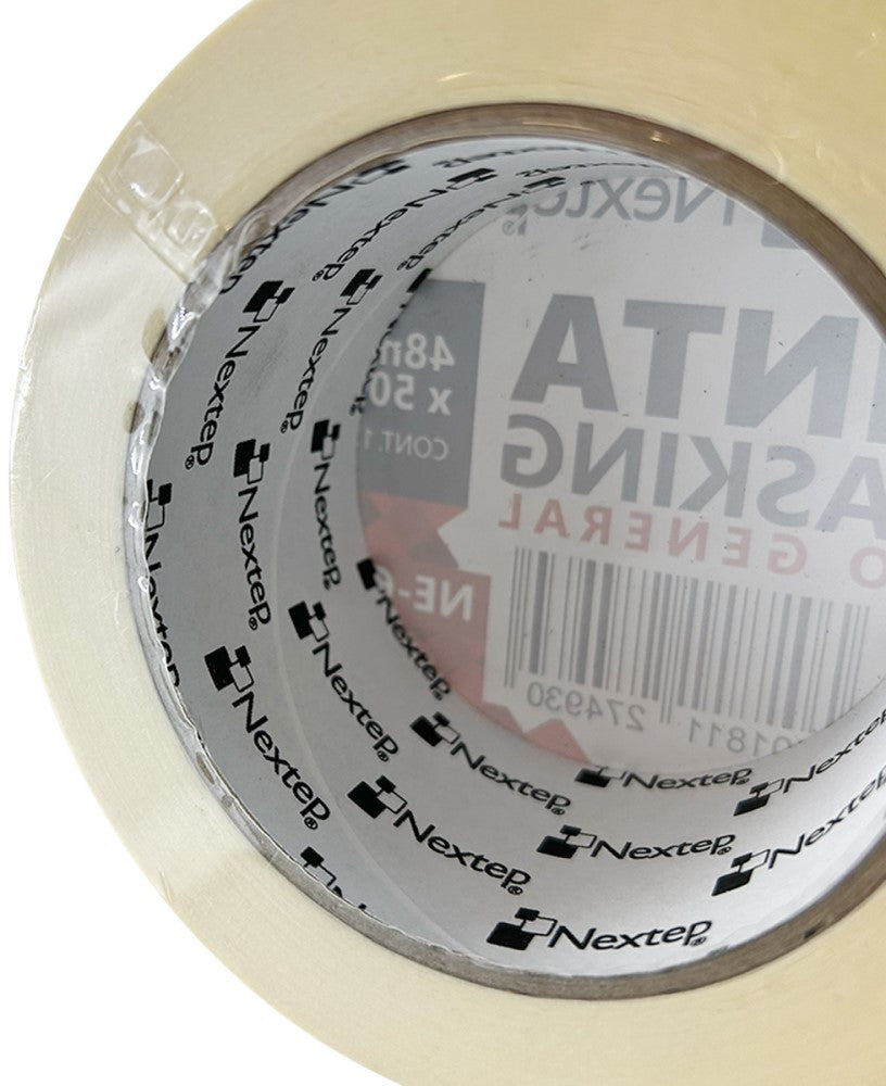 Cinta Adhesiva Masking Crema 48mm×50m Nextep® NE-609C Pieza 7501811274930 04