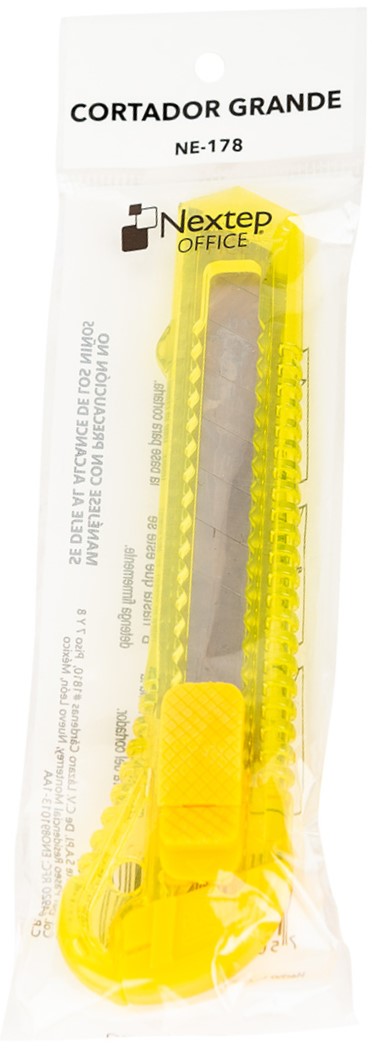 Cuchilla Retráctil Plástico Grande18mm Nextep® NE-178 [Pieza] 7501811271908 3