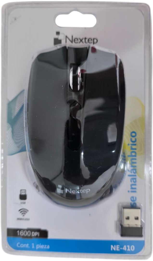 Mouse Óptico Inalámbrico USB 1600 DPI Negro Nextep® NE-410 [Pieza] 7501811271625 5