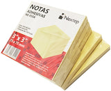 Notas Adhesivas 5 Blocks c/100h c/u 500hj Cubo Amarillo 3×3" Nextep® NE-055A Pieza 7501811274442 2