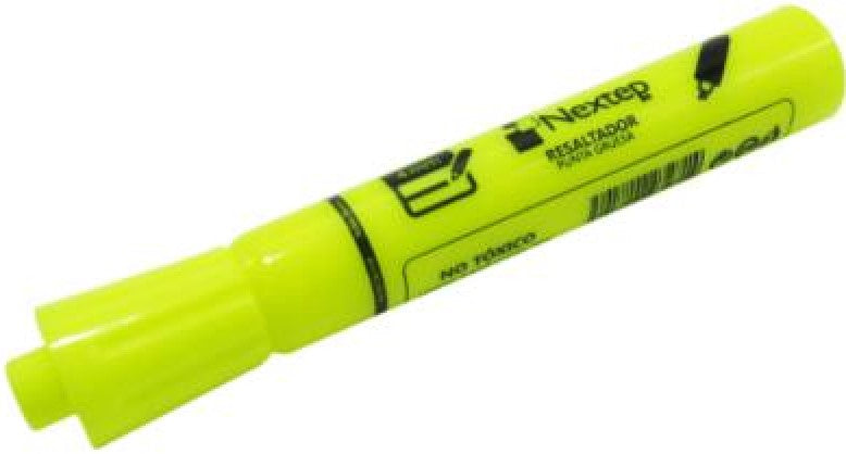 Marcador Textos Punta Cincel Amarillo Neón Nextep® NE-079A Pieza 7501811272714