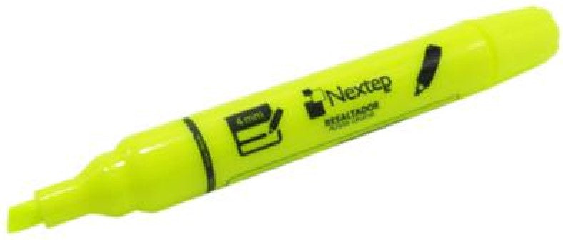 Marcador Textos Punta Cincel Amarillo Neón Nextep® NE-079A [Pieza] Imagen secundaria del producto