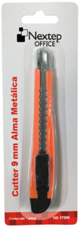 Cuchilla Retráctil Alma de Metal Chico 9mm Nextep® NE-179M Pieza 7501811274473