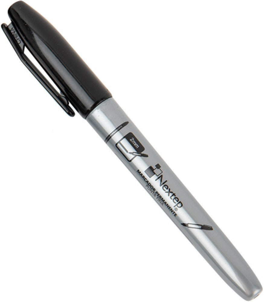 Marcador Permanente Punto Fino 2mm Negro Nextep® NE-070 Pieza 7501811272301 01