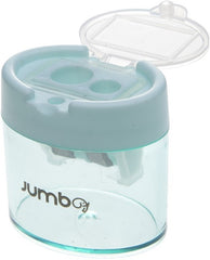 Sacapuntas de Plástico Redondo Doble Colores c/Deposito Jumbo® PS17 [Pieza] 7502307714350