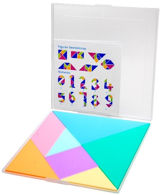 Material Didáctico Juego Tangram Plástico 12.8×12.8 Jumbo® PTAN2 [Pieza] 7502307717627 2