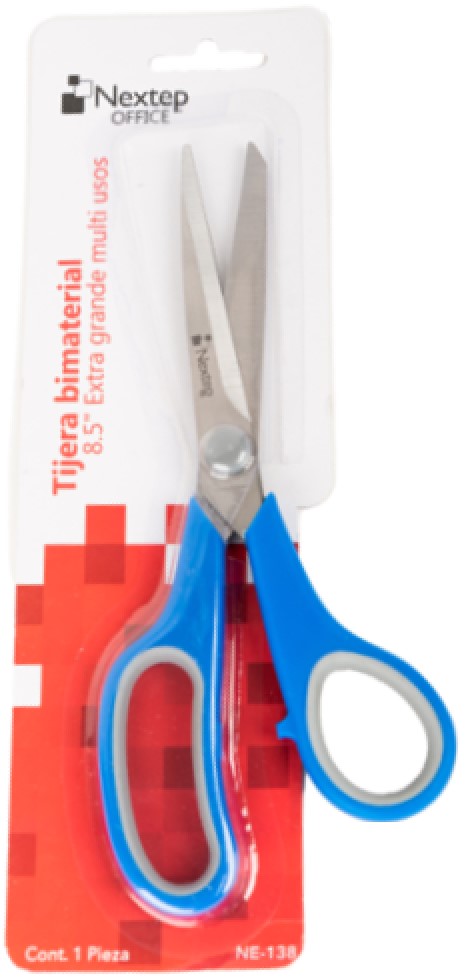 Tijera Multiusos Ojo Grande Bimaterial 8½" Nextep® NE-138 Pieza 7501811272134 02