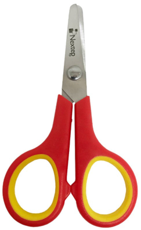 Tijera Escolar Punta Roma Bimaterial 4½" Nextep® NE-139 [Pieza] 7501811272141