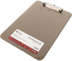 TablaAgarraPapel Acrílico c/Clip c/regla cm/pulgada Humo Carta Nextep® NE-172H [Pieza] 7501811272264 2