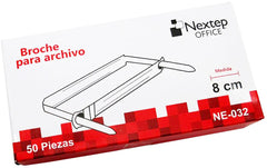 Broches p/Archivo c/50 8cm Nextep® NE-032 [Caja] 7501811273438 2
