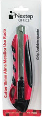 Cuchilla Retráctil Alma de Metal Uso Rudo Grande18mm Nextep® NE-178MR [Pieza] 7501811275920