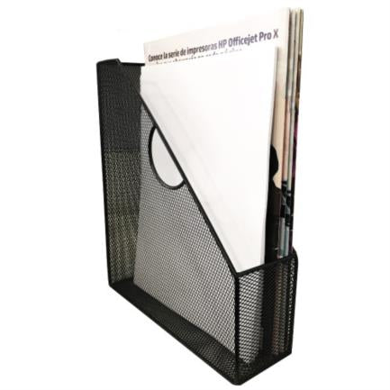 Revistero Malla Metálica Negro 29×25×7½cm Nextep® NE-164 [Pieza] 7501811272196 4