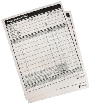 Block Remisiones Duplicado paquete c/3 DA 22 Juegos ¼ Carta Nextep® NE-038P [Pieza] 7501811276590 4