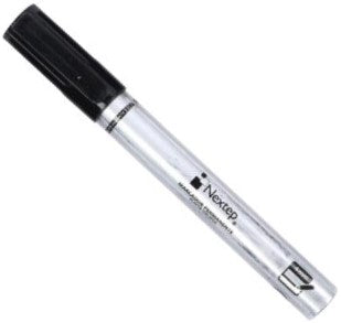 Marcador Permanente Barril Aluminio Cincel4mm Negro Nextep® NE-077N [Pieza] 7501811276699