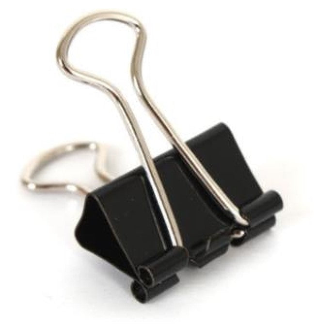 Broche Sujeta Papel c/12 Negro 19mm ¾" Nextep® NE-153 [Caja] 7501811271236 3