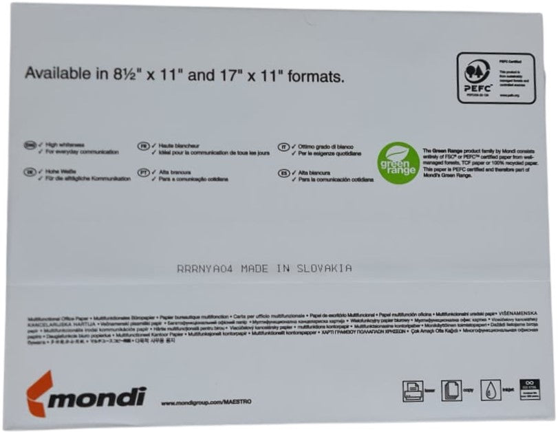 Bond Maestro Special paq.c/500 37kg Blanco 95% Carta 75g Nextep® MAESTRO 75 [Resma] 9003974455853 3