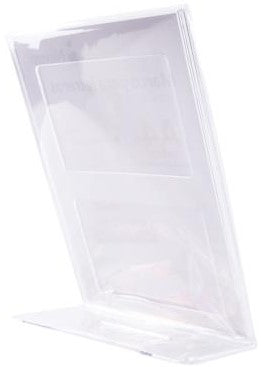 Marco p/Letrero Vertical Transparente A4 Acrilico 21×29.7cm Nextep® NE-316AC Pieza 7501811277320 02
