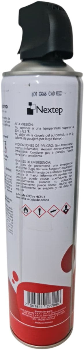 Aire Comprimido Removedor de polvo 660ml Nextep® NE-705S Aerosol 7501811277856 03