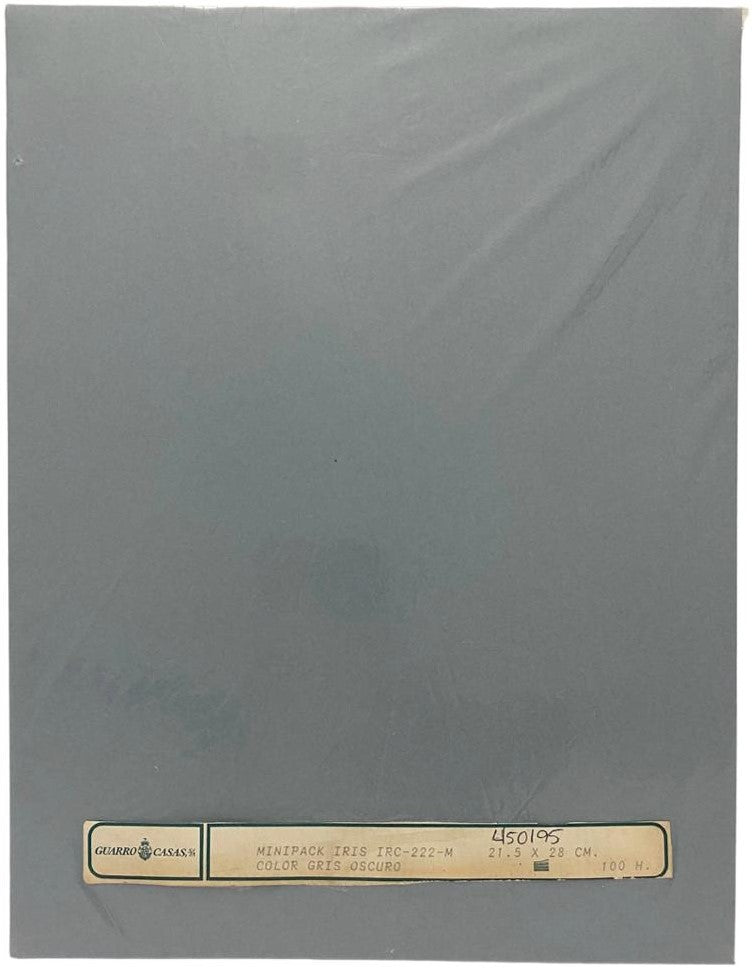 Papel Iris 80g Gris Oscuro Carta Guarrô Casas® 1IRC-222 [Cien hojas]