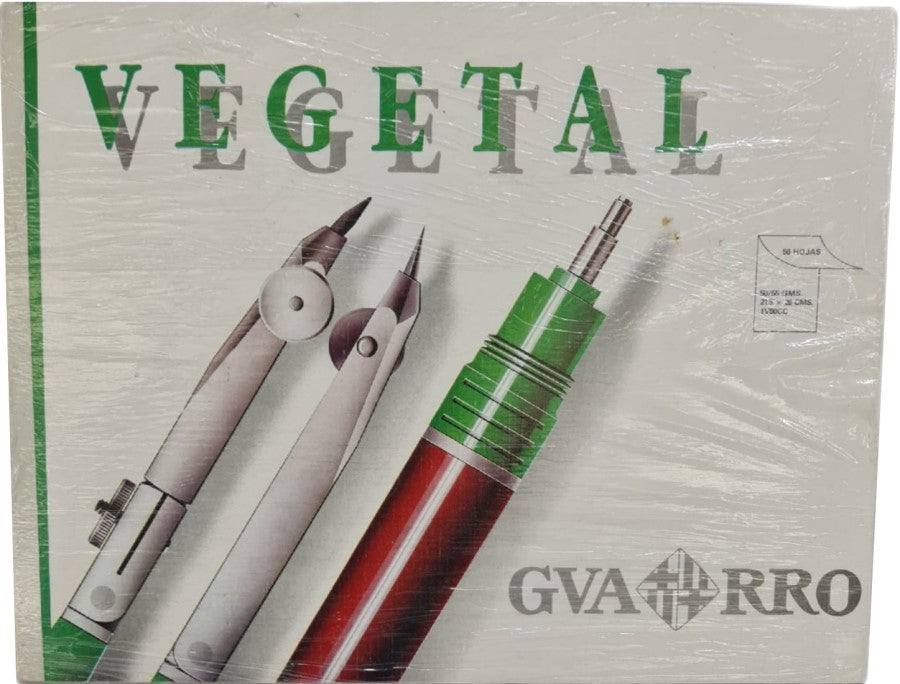 Block p/Arte Vegetal Color Sepia 55g 50 hojas Carta Guarrô Casas® 1V50CC [Pieza]