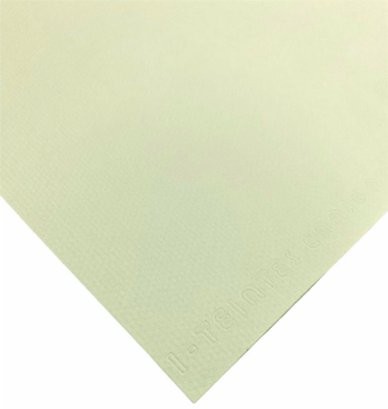 Cartulina Mi-Teintes® 100 Tilleul 160g Verde Tila 55×75cm Canson® Hoja 01