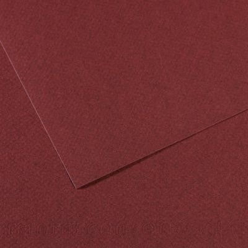 Cartulina Mi-Teintes® 503 Lie De Vin 160g Poso de Vino 50×65cm Canson® Hoja 01