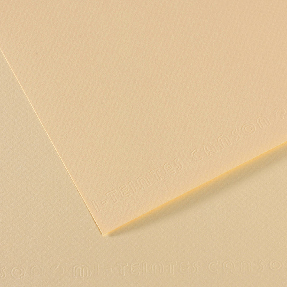 Cartulina Mi-Teintes® 111 Ivore 160g Marfil 50×65cm Canson® C31032S092 Hoja 3148953213348 01