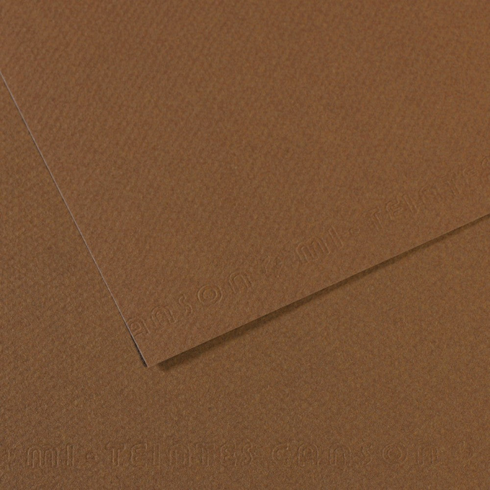 Cartulina Mi-Teintes® 133 Sépia 160g Sepia 55×75cm Canson® Hoja 01
