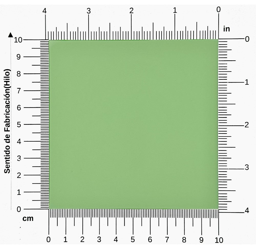 Cartulina Rodacote Brillante 1/cara 250g Verde pastel 50×65cm Canson® 7TE-26 Hoja 01