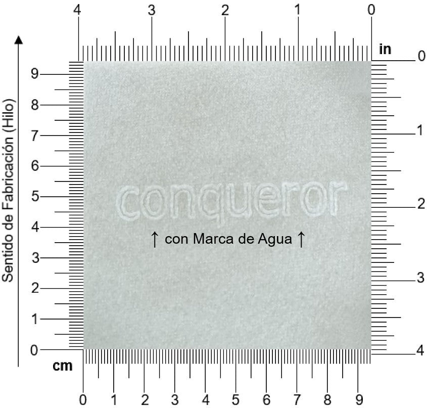 Papel Conqueror Stone 100g High White 43×61cm Arjowiggins® c/marca de agua Hoja 01