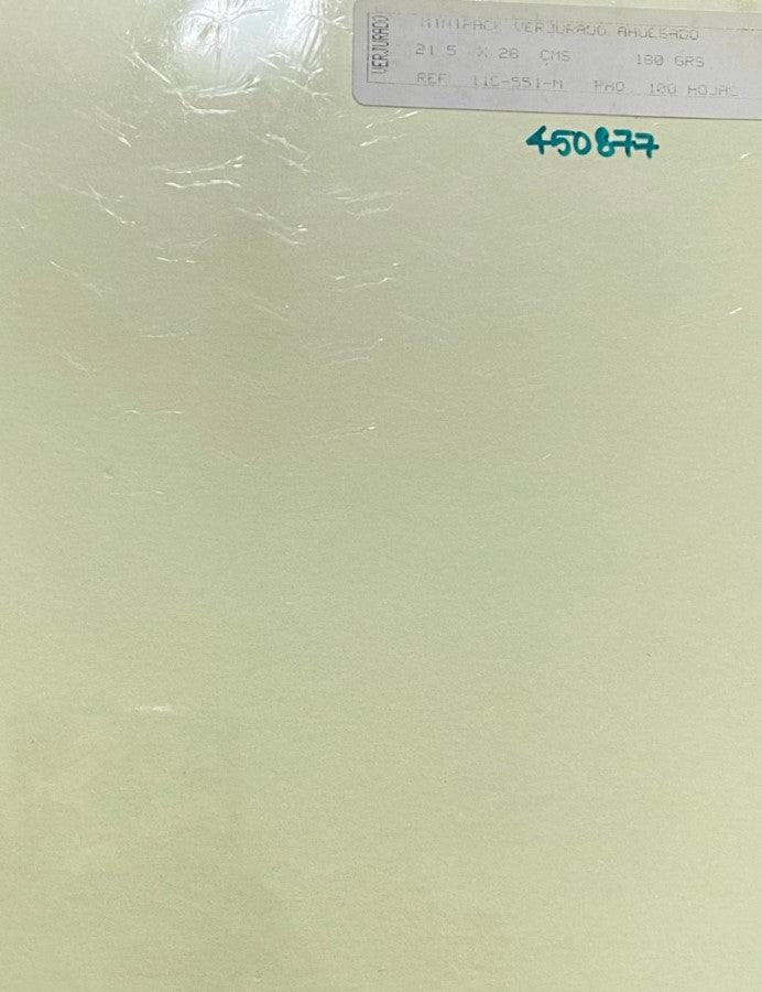 Cartulina Verjurado Verge Plus 180g Ahuesado Carta c100 Arjowiggins® Cien hojas 02