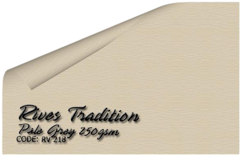 Cartulina Rives Tradition 250g Pale Grey 70×100cm Arjowiggins® 3RDT-2592 Hoja 01