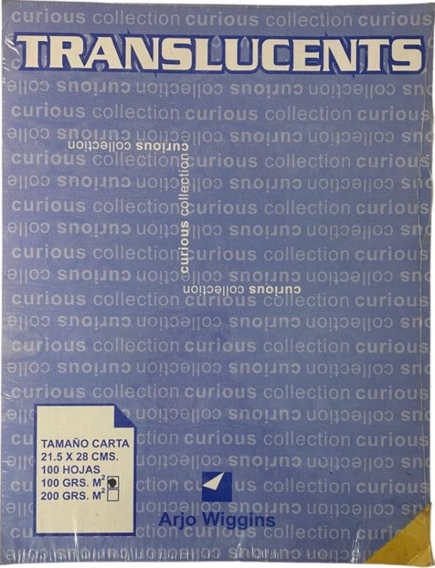 Papel Curious Translucent c/100 Gold Carta 100g Arjowiggins® 3XP1GM Cien hojas 01