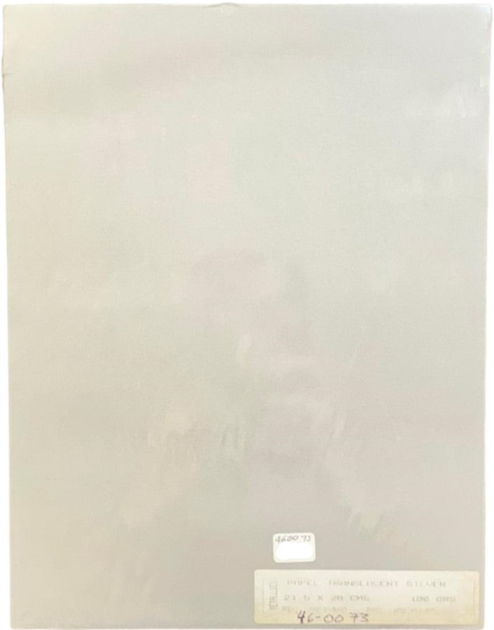 Papel Curious Translucent c/100 Silver Carta 100g Arjowiggins® 3XP1SM Cien hojas 02