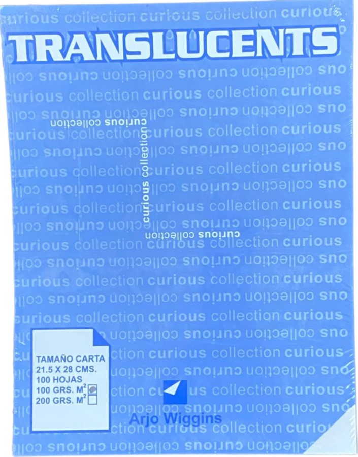 Papel Curious Translucent c/100 Pearl Carta 100g Arjowiggins® 3XP1PM Cien hojas 01