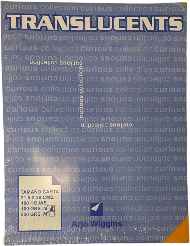 Papel Curious Translucent c/100 Sun Flower Carta 100g Arjowiggins® 3XP1SFM Cien hojas 01