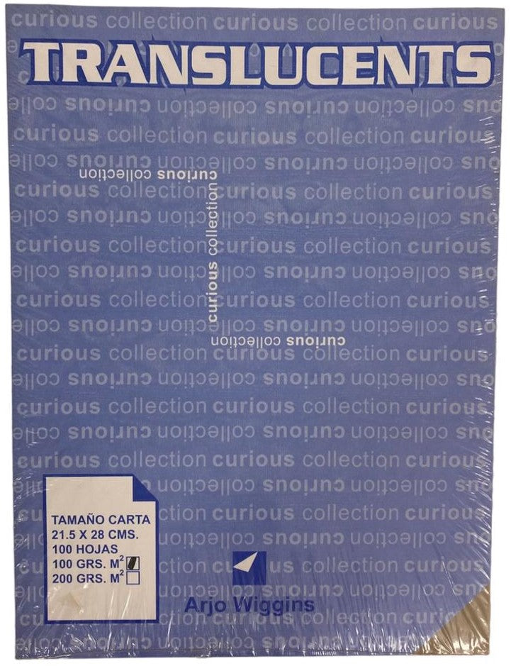 Papel Curious Translucent c/100 Cloud Carta 100g Arjowiggins® 3XP1CLM Cien hojas 01