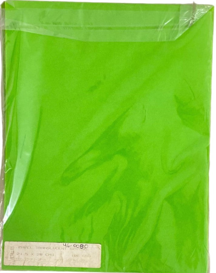 Papel Curious Translucent c/100 Spring Carta 100g Arjowiggins® 3XP1SPM Cien hojas 02