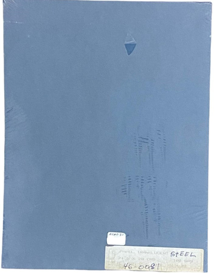 Papel Curious Translucent c/100 Steel Carta 100g Arjowiggins® 3XP1STM Cien hojas 02